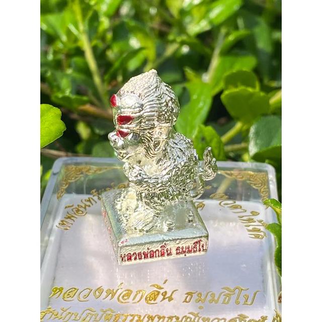 Si Hu Ha Ta – Thep In Plang (Four Ears, Five Eyes Deity of Fortune) – “Setthi Nam Chok” Silver-Gilded Edition by LP Klin, Lampang (BE 2566)