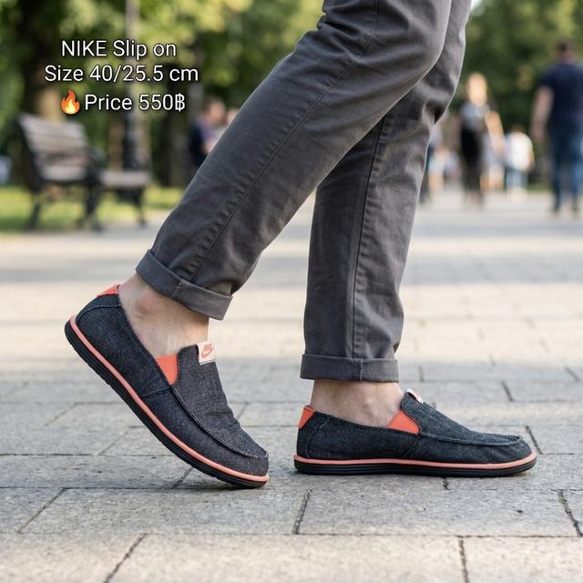 NIKE Slip on Size 40/25.5 cmðĨPrice 550āļŋ