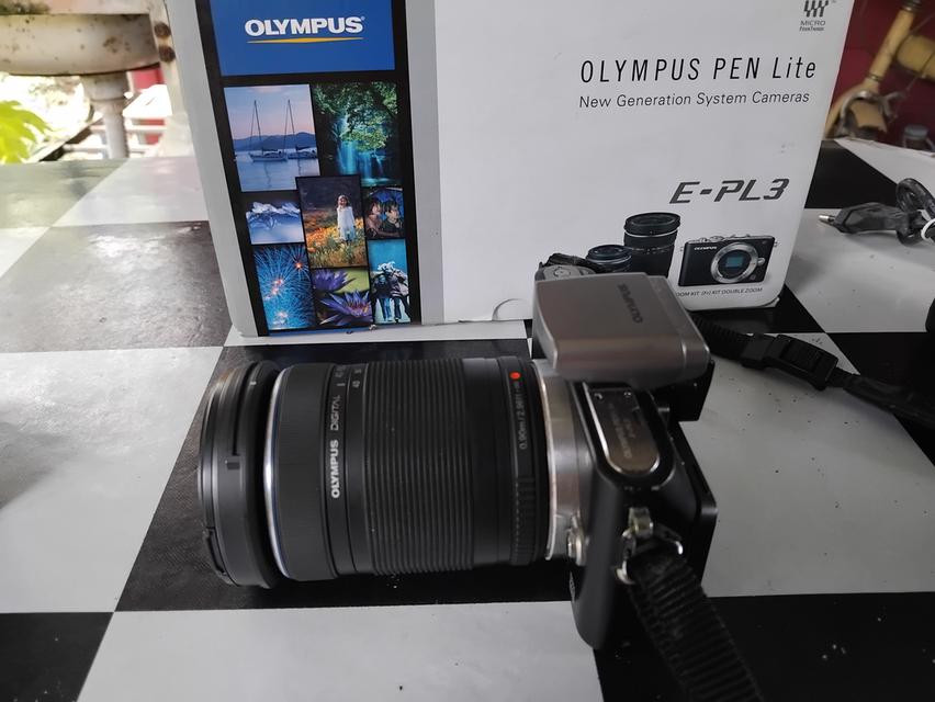ขายกล้อง OLYMPUS PEN Lite รุ่น E-PL3 สภาพเหมือนใหม่ ราคา 5,000 บาท พร้อมเลนส์ 40-150