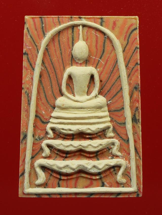 พระสมเด็จฐานสิงห์หลวงพ่อแพ รุ่นย้อนยุค ปี 2539 เนื้อผงลาย วัดพิกุลทอง จ.สิงห์บุรี