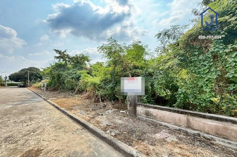 ขายที่ดินถมแล้ว 102 ตารางวา หมู่บ้านบ้านและสวน 4 ถนนสุขาภิบาลบางระมาด พุทธมณฑสาย 2 3