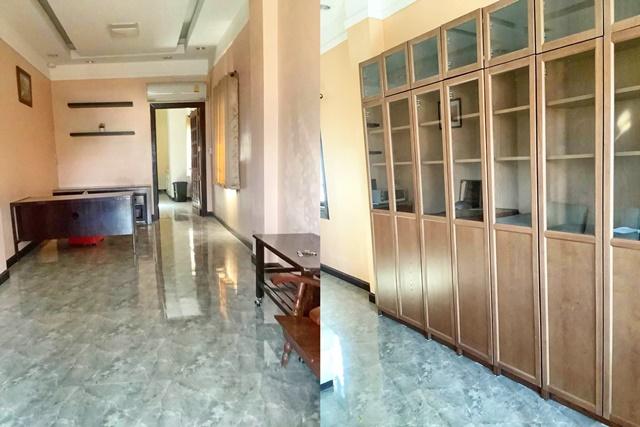 กรุงเทพกรีฑา5-13 ถูกสุดในโลก 5ฺนอน คฤหาสน์แนวตั้ง MRT ศรีกรีฑา 1.5กม. หัวหมาก ให้เช่าโฮมออฟฟิศ 4 ชั้น 40ตรว. 400ตรม. 6น้ 7