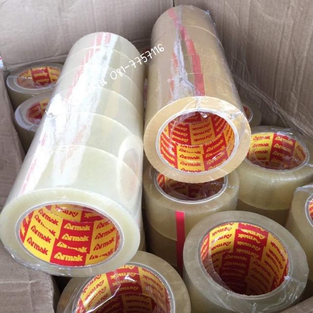 เทปปิดกล่อง เทปกาวโรงงาน เทปใส เทปขุ่น เทปโอพีพีราคาโรงงาน 081-7757116