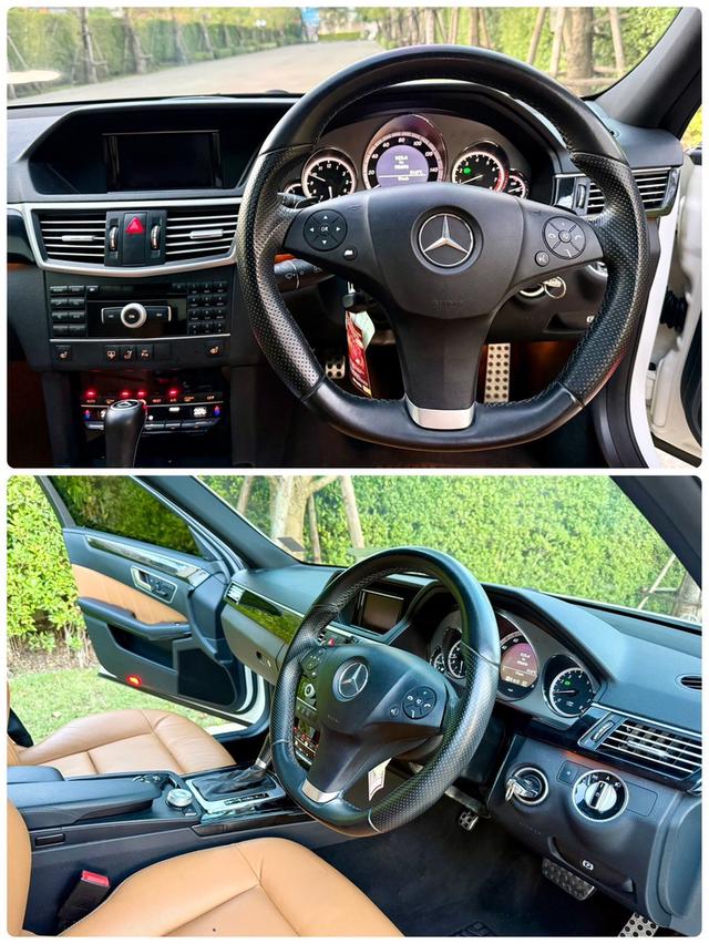 Mercedes-Benz e250 #w212 ปี 2012 สีขาว รถบ้านมือเดียวป้ายแดง ดูแลศูนย์ทุกระยะ 11