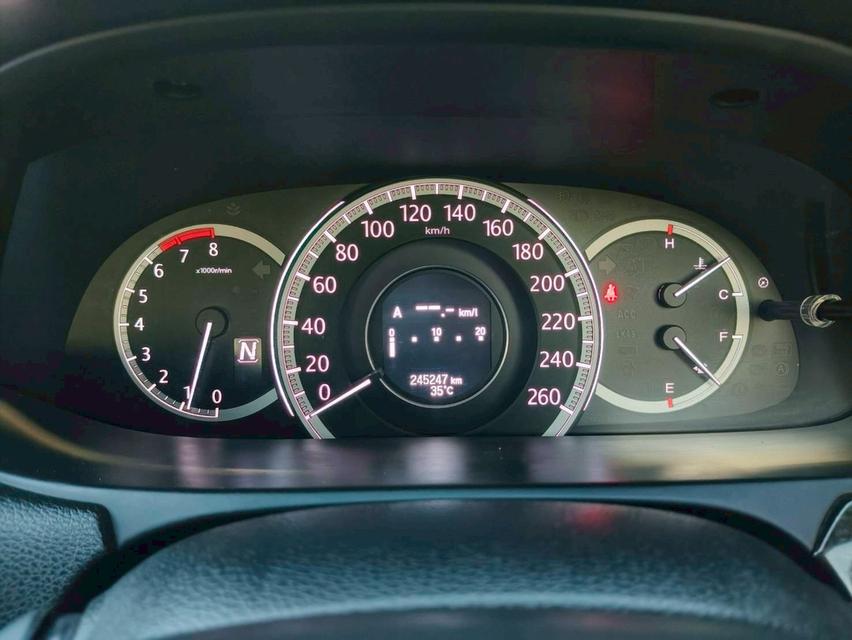 รหัสรถ KN8799 HONDA ACCORD, 2.4 TECH มีซันรูฟ ปี2013 10