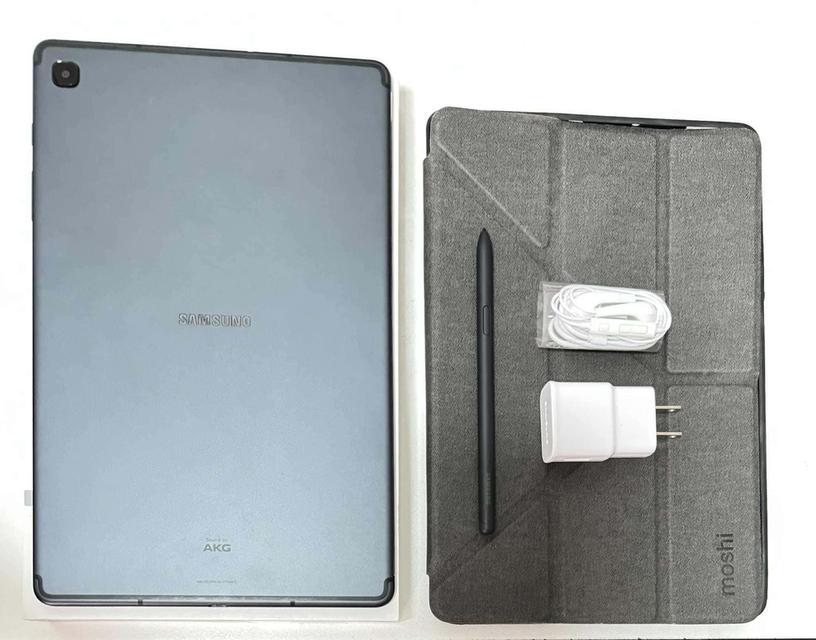 Samsung Tab S6 lite (LTE) ใส่ sim สี Oxford Grey พร้อมเคสคีย์บอร์ด สภาพดี