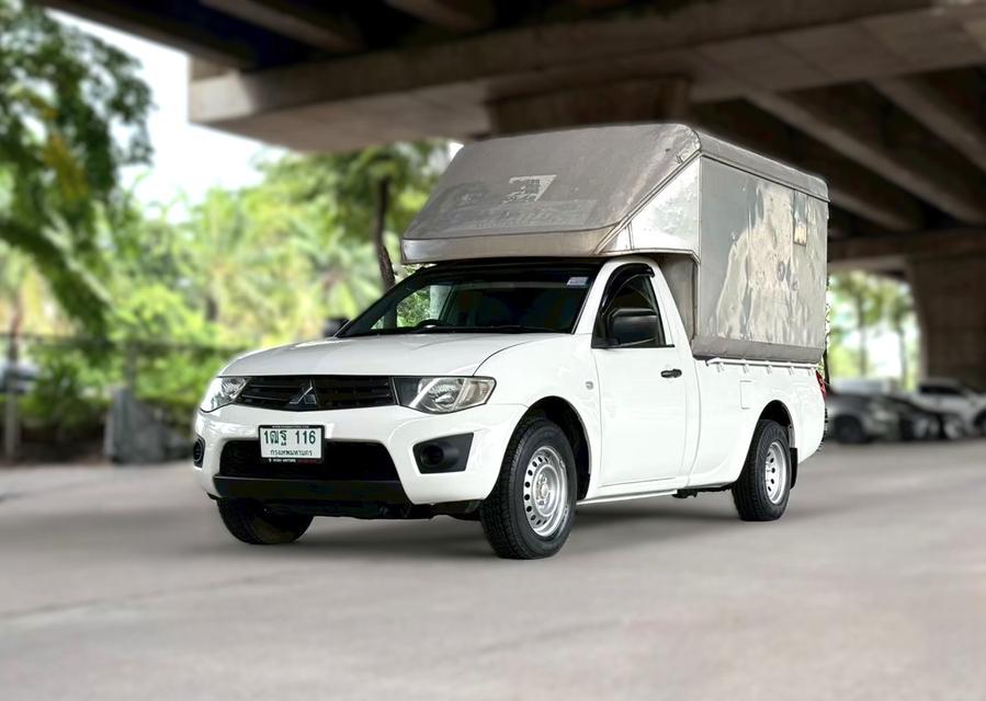 2014 Mitsubishi TRITON 2.4 เบนซิน หัวเดียว MT รถพร้อมใช้ สภาพเยี่ยม