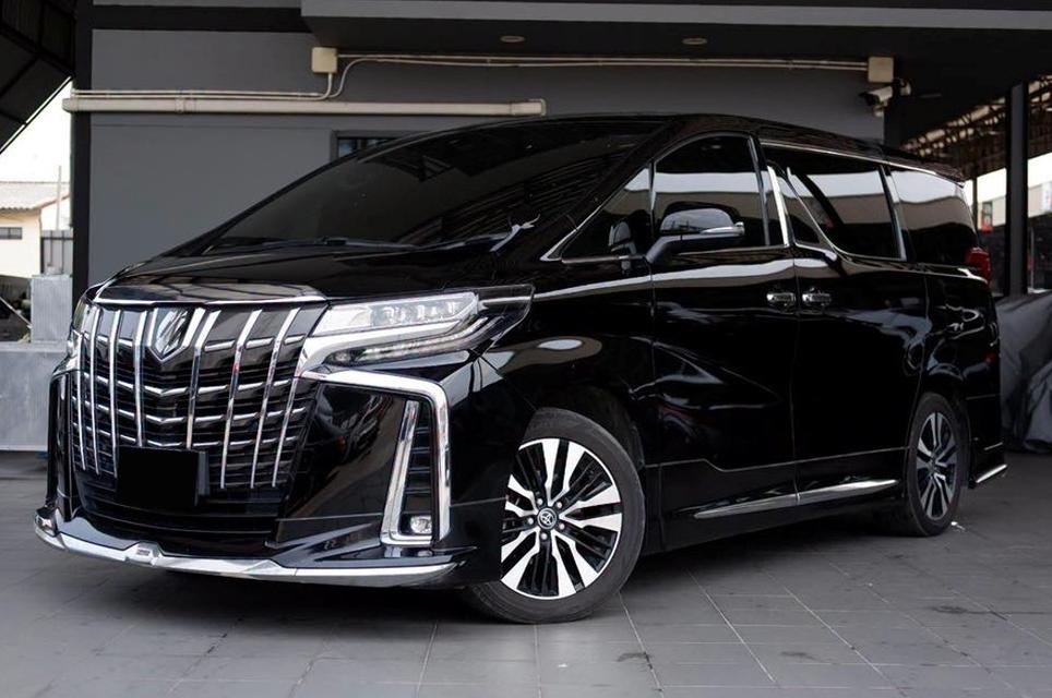 Toyota Alphard 2.5 SC Package 2022 สีดำ มือเดียวไมล์น้อย สีเดิมทั้งคัน