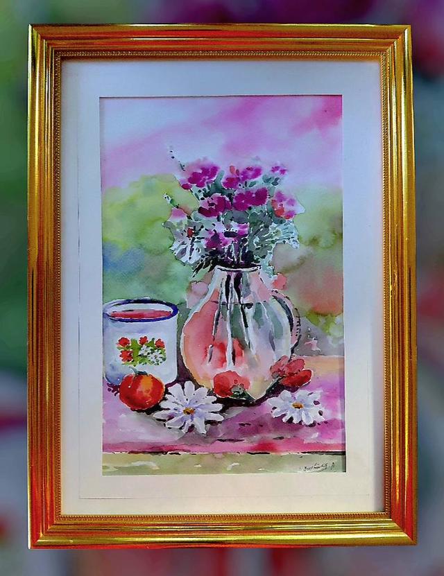 ภาพวาดสีน้ำมัน / สีน้ำ รูปที่ 8
