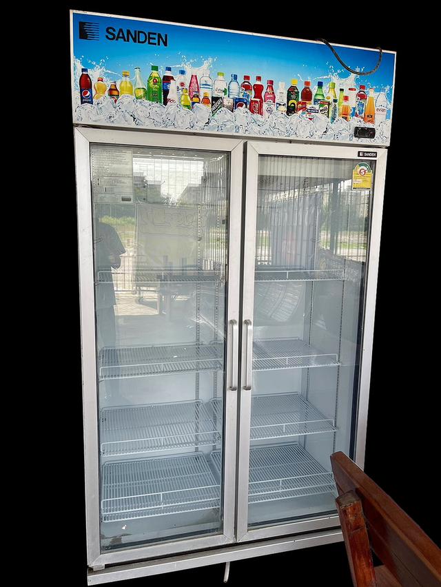 ตู้แช่เย็น ตู้แช่เครื่องดื่ม2ประตู SANDEN สภาพใหม่