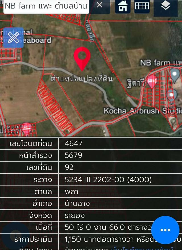 ที่ดิน สวยๆเขตบ้านฉาง อู่ตะเภา 5