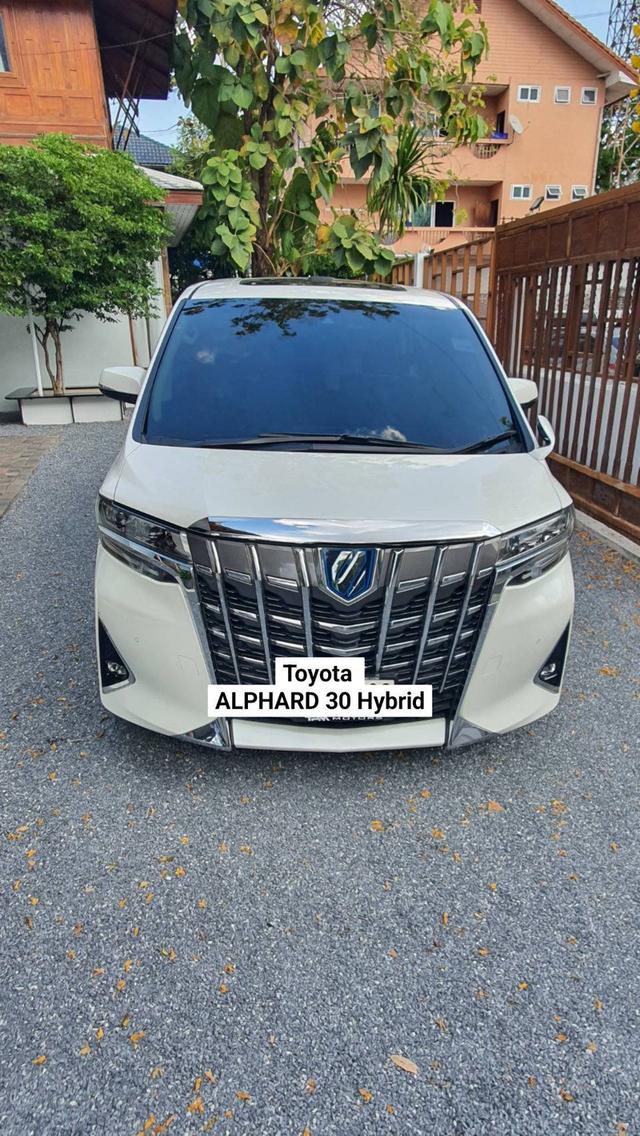 Toyota ALPHARD 30 Hybrid X E-four สีขาว ปี 2023