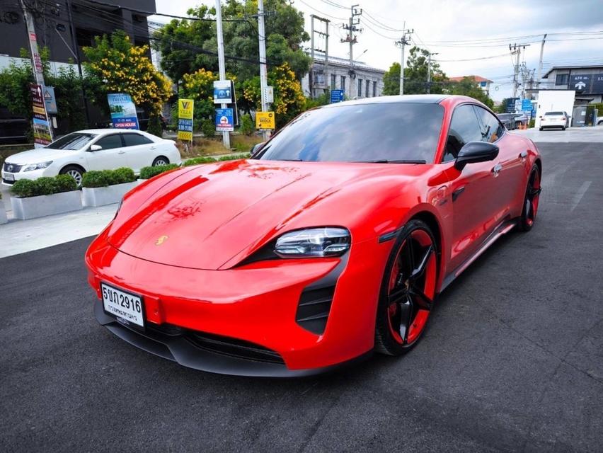 2020 Porsche Taycan 4S 4WD สีเทา wrap สีแดง รหัส KPV2916 1