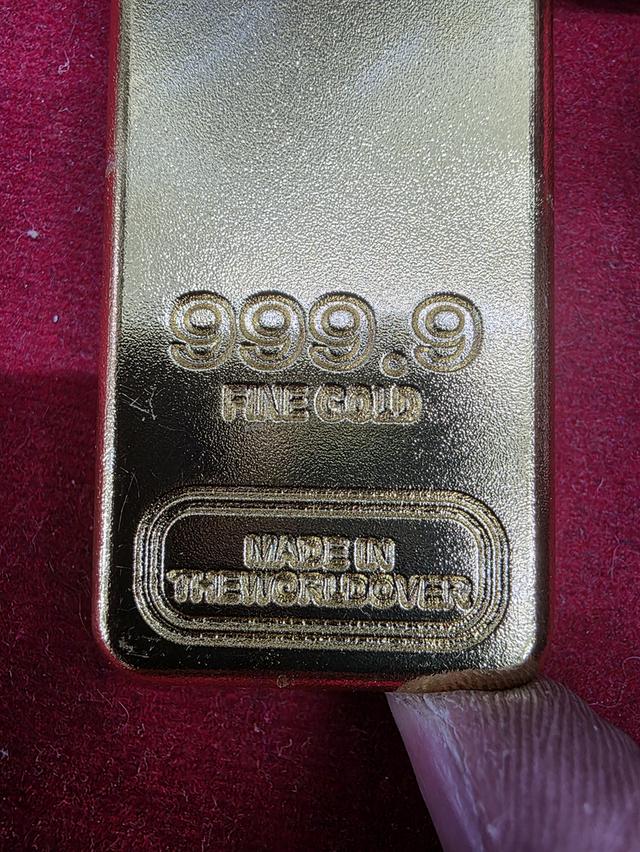 A.ของสะสม สวยหายาก แท่งสีทอง หนักๆ Fine gold 999.9 เดิมๆ ขายเป็นชิ้นงานของสะสม ตามสภาพ ไม่ได้รับประกัน พร้อมส่ง รูปที่ 3
