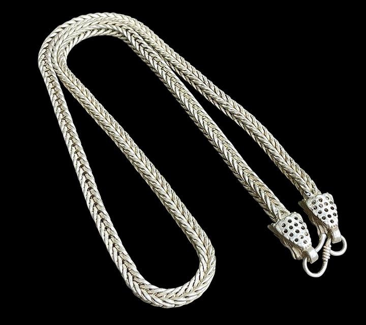 สร้อยเงินเก่า สร้อยคอเงิน หัวลายมังกร สร้อย 7