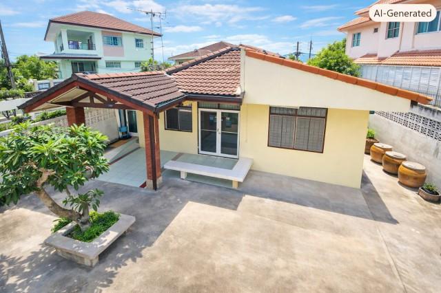 บ้านเดี่ยวชั้นเดียว 3 นอน 2 น้ำ 54ตร.ว.นวมินทร์93-99 ใกล้ฟู้ดแลนด์ นวมินทร์ 700 ม. 220 ตร.ม.ชอคโกแลต วิลล์ 1.5 กม. 1