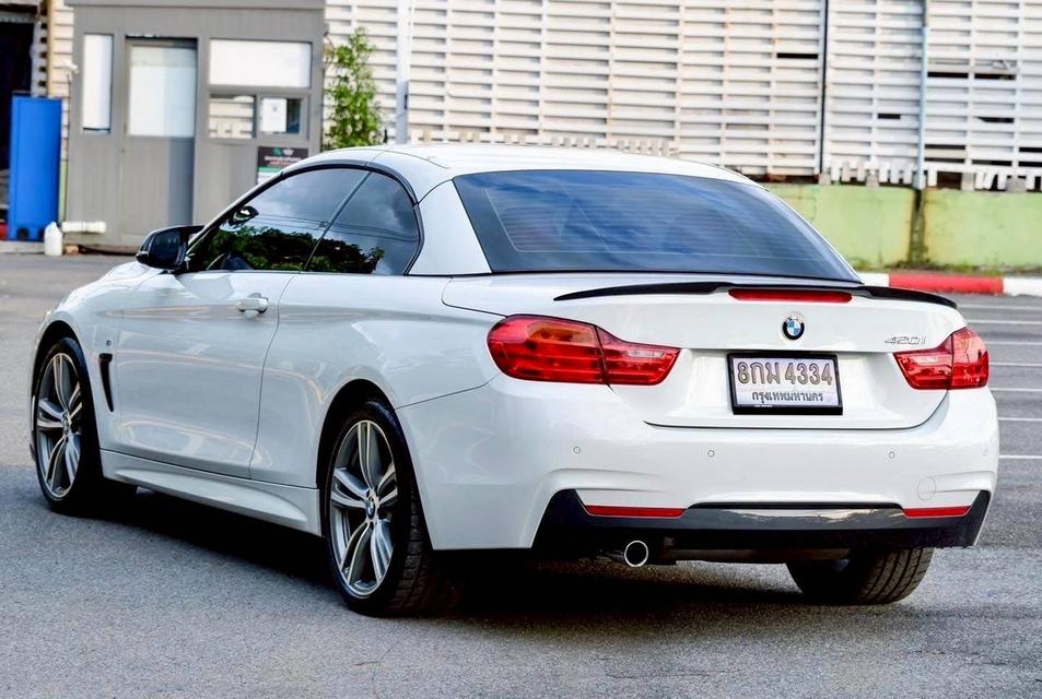 รหัสรถ PR4334 BMW F33 420i Convertible M-Sport Package จดทะเบียนปี 2016 6