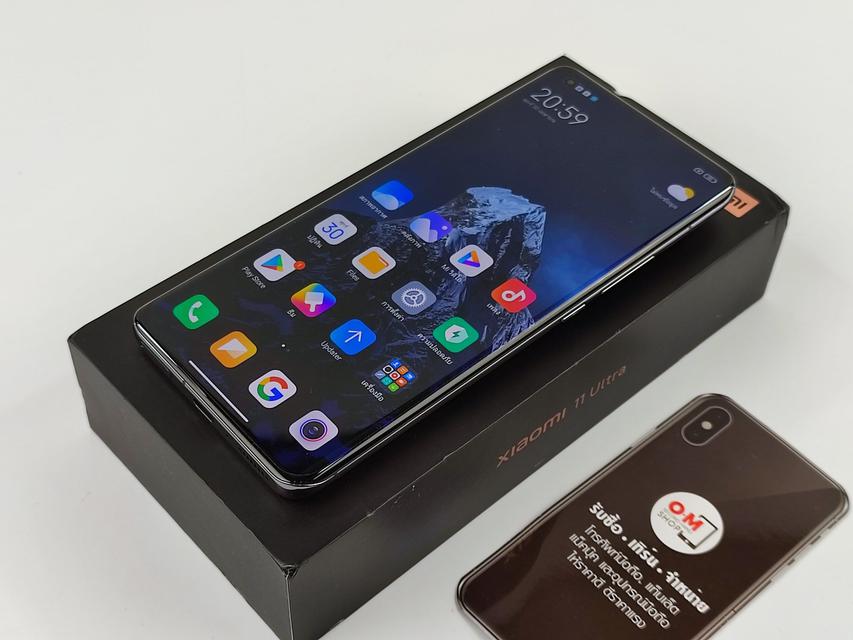 ขาย/แลก Xiaomi 11Ultra 12/512 Ceramic Black EU Rom สภาพสวย ยกกล่อง เพียง 23,900 บาท  5