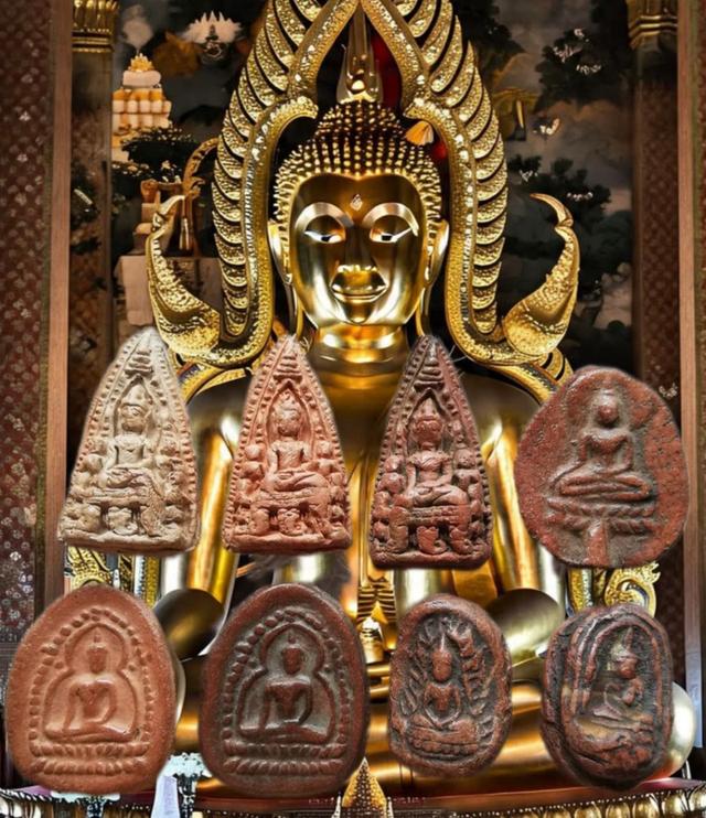 พระเลี่ยง พระขุนแผนใบพุทรา กิมตึ๋งพิมพ์ประคำรอบ พระซุ้มเปลวเพลิงหลังนาง