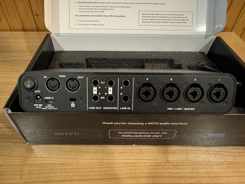 MOTU M6 Audio interface 3