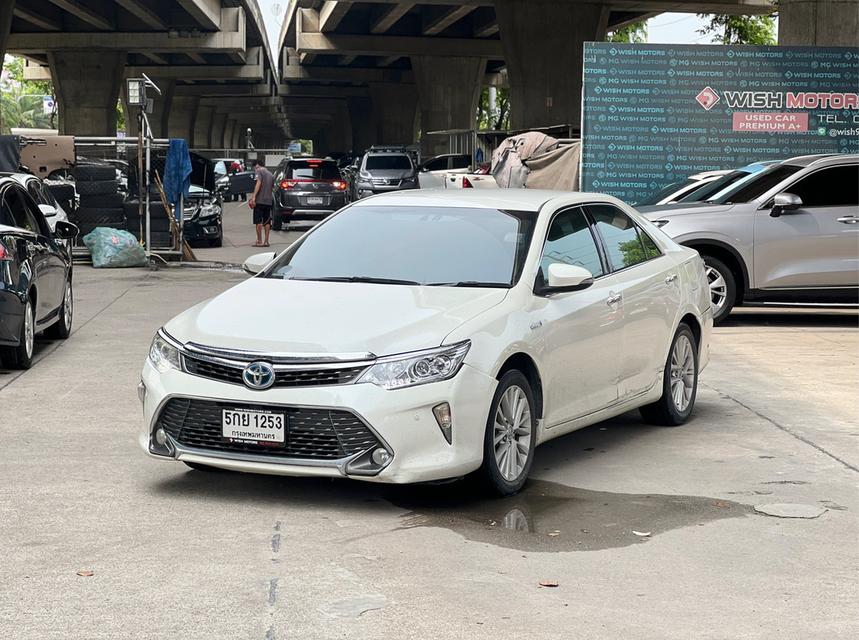 ขายรถ Toyota Camry 2.5 Hybrid ปี 2016 สีขาว เกียร์ออโต้