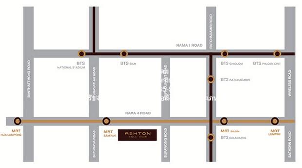 condo. แอชตัน จุฬา-สีลม ashton chula - silom 28000 THB 1 ห้องนอน พื้นที่เท่ากับ 34 sq.m. FOR SALE!! 3