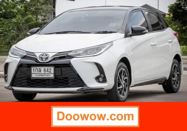 TOYOTA YARIS 1.2 Sport Premium Black Roof เกียร์ออโต้ ปี 2020