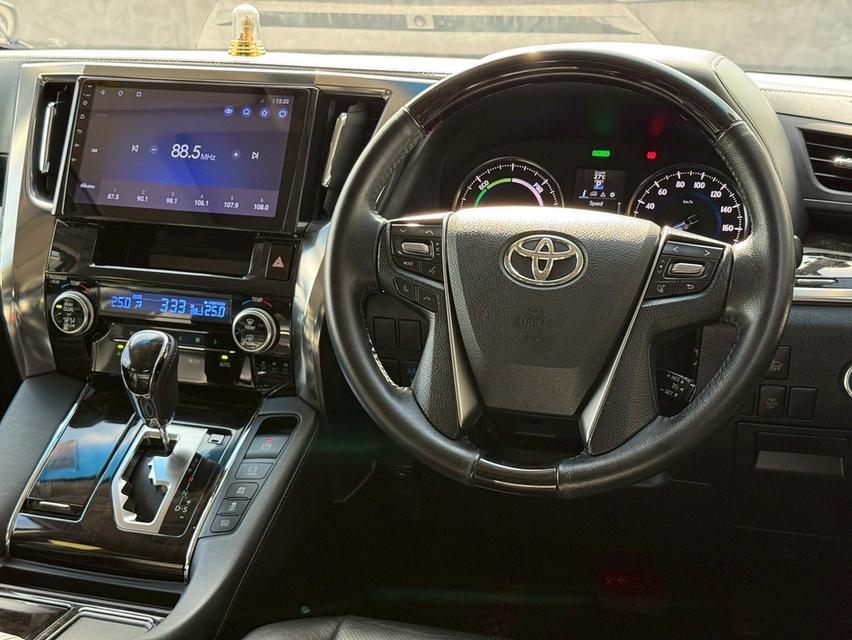 รหัสรถ PBG7377 Toyota Vellfire 2.5 Hybrid ZR ปี 2015 สีดำ 12