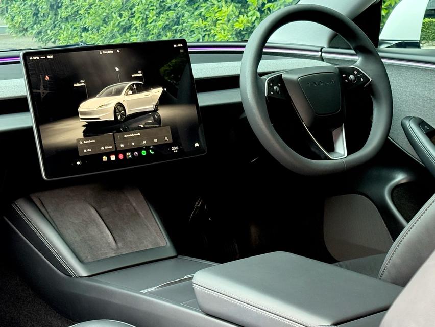 2024 TESLA MODEL 3 รถมือเดียวออกป้ายแดง สภาพป้ายแดง รถวิ่งน้อย เข้าศูนย์ตลอด รถไม่เคยมีอุบัติเหตุครับ รูปที่ 13