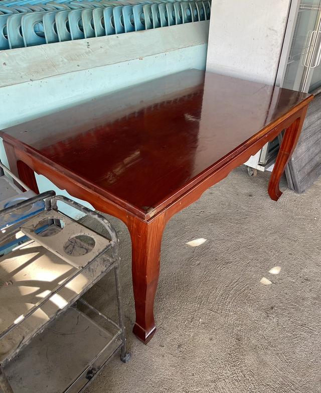 โต๊ะไม้ประดู่แผ่นเดียว ขนาดยาว150ซม โต๊ะทำงานไม้ประดู่ 5