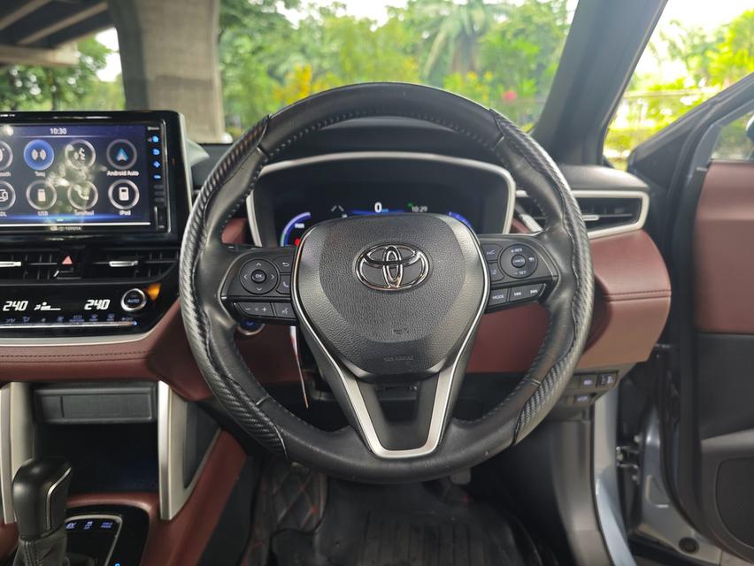 2021 Toyota Corolla CROSS 1.8 HYBRID PREMIUM SAFETY AT รถสวย มือเดียวป้ายแดง ไมล์น้อย รูปที่ 12