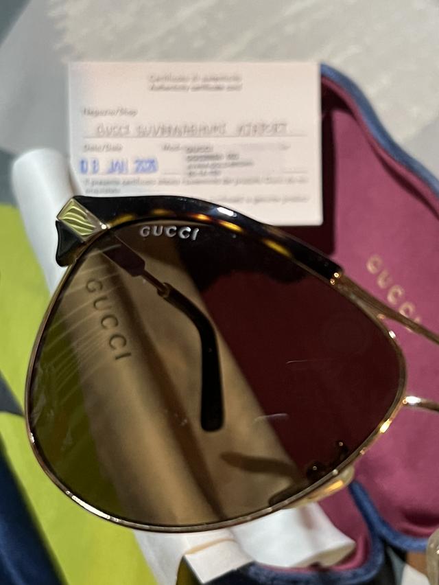 แว่นตา GUCCI กันแดด UV รูปที่ 7