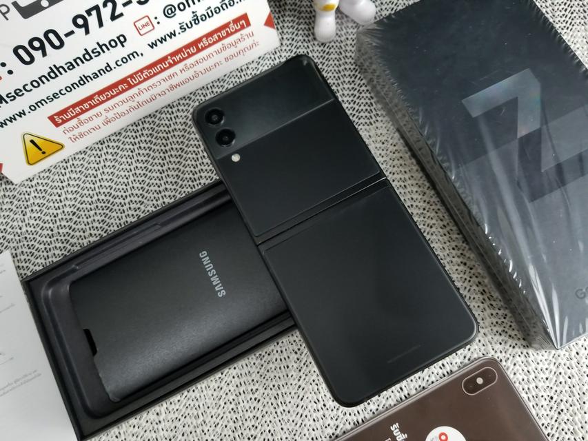 ขาย/แลก Samsung Galaxy Z Flip3 5G 8/256GB Phantom Black ศูนย์ไทย สวยมากๆ แท้ ครบยกกล่อง เพียง 25,900 บาท  1