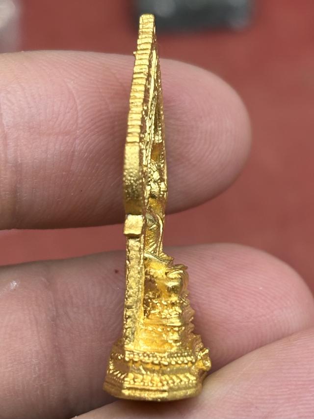 พระกริ่ง พระนิรันตราย วัดนิเวศธรรมประวัติ พระนครศรีอยุธยา พ.ศ.๒๕๓๕ กะไหล่ทอง กล่องเดิม สวยครับ รูปที่ 4