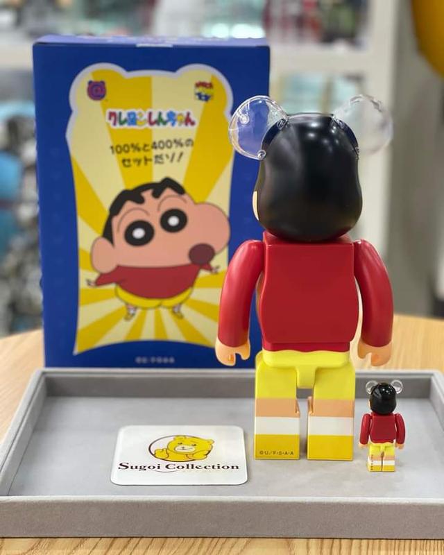 Bearbrick X Crayon Shin Chan 3