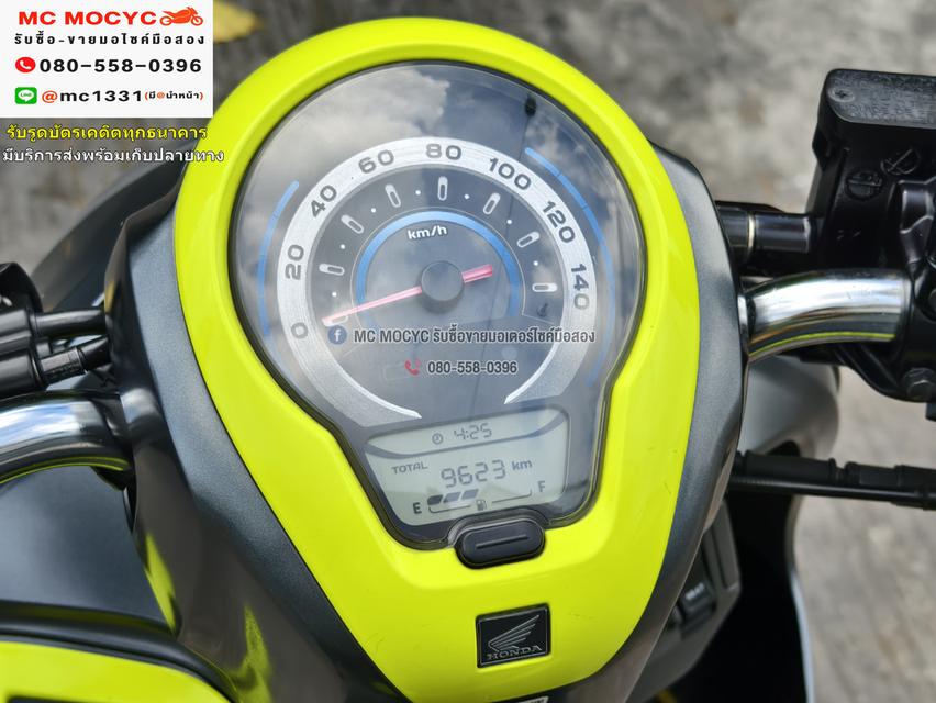 Scoopy i club12 2022 วิ่ง9000โล รุ่นTop กุญแจรีโมทบุคเซอวิสครบ รถบ้านแท้มือเดียว มีเล่มเขียวครบพร้อมโอน No835    6