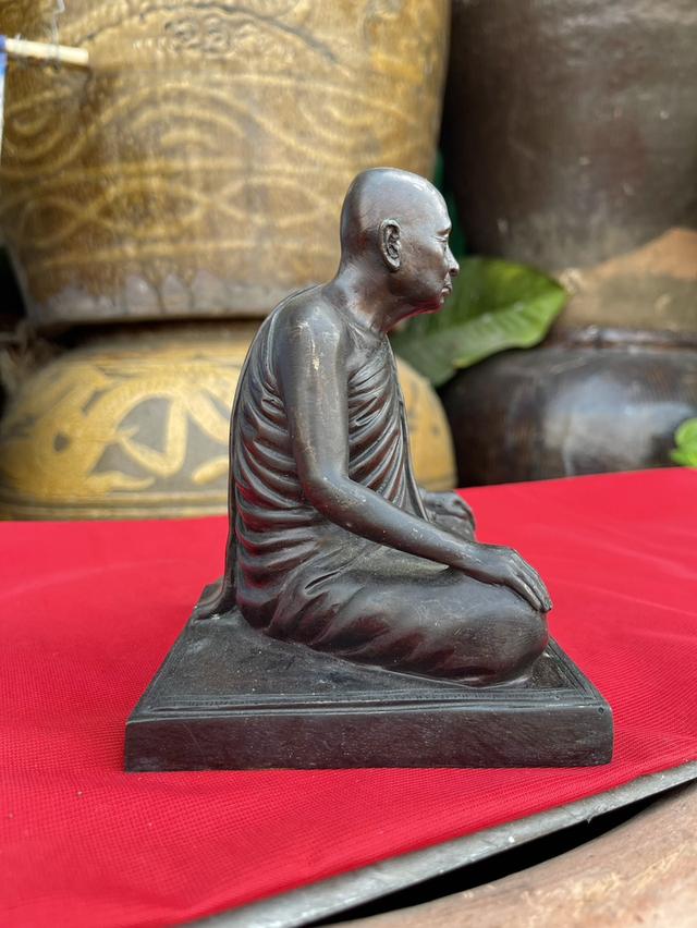 สมเด็จพระสังฆราช สมเด็จพระญาณสังวร ญสส หน้าตัก5นิ้ว เนื้อทองเหลือง รุ่นฉลองพระชันษา รูปที่ 6