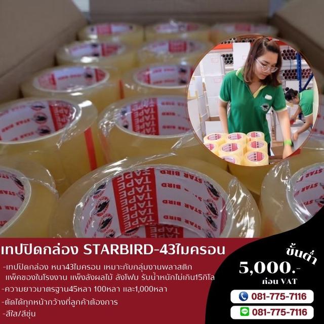 โรงงานขายสก็อตเทป เทปกาวปิดกล่อง เทปปิดกล่อง หนา43ไมครอน ยี่ห้อสตาเบิต 081-7757116 5