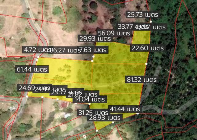 ขายที่ดินสวนมะพร้าวบนเนินเขา ใกล้หาดหน้าทอน เกาะสมุย 11-0-35.8 ไร่ ราคา 33,268,500 บาท (3 ลบ./ไร่) 2