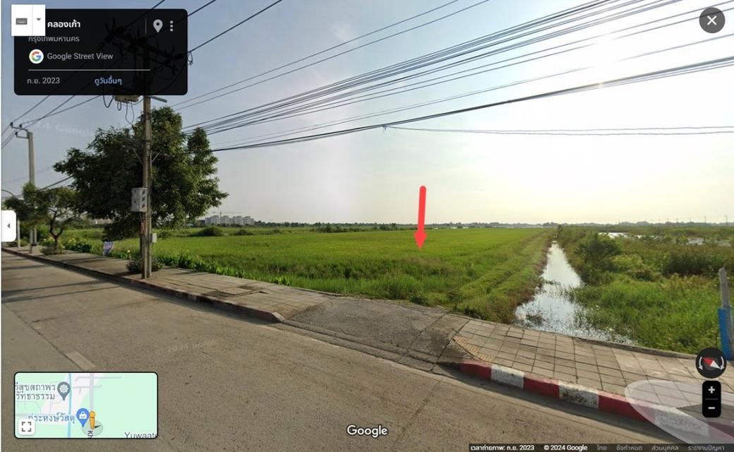 ที่ดินแปลงใหญ่ 43 ไร่ เจ้าของขายเอง ที่ดินอยู่ที่คลองเก้า มีนบุรี กทม. 1