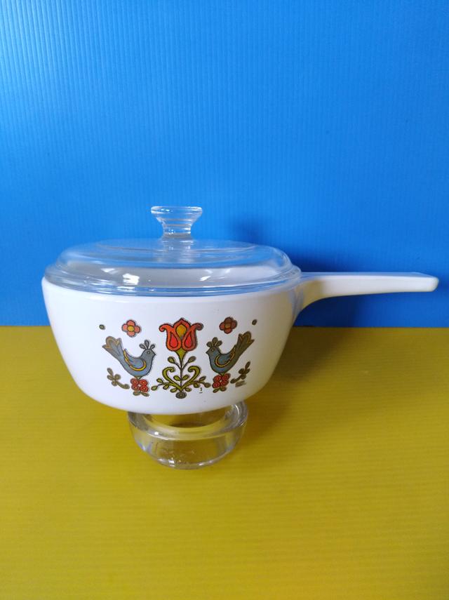 หม้อ-กระทะแก้วทนไฟคอร์นนิ่งแวร์ CORNINGWARE ขนาดเล็ก จากสหรัฐ รูปที่ 4