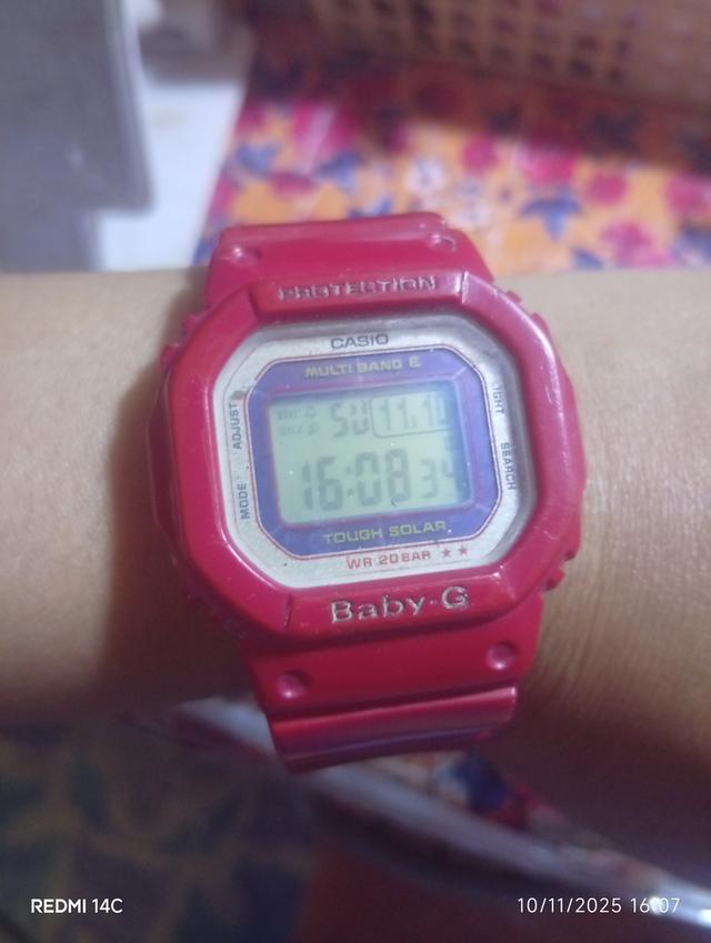 นาฬิกาcasioของแท้สีแดงมือสองต้องการขายต่อ 4