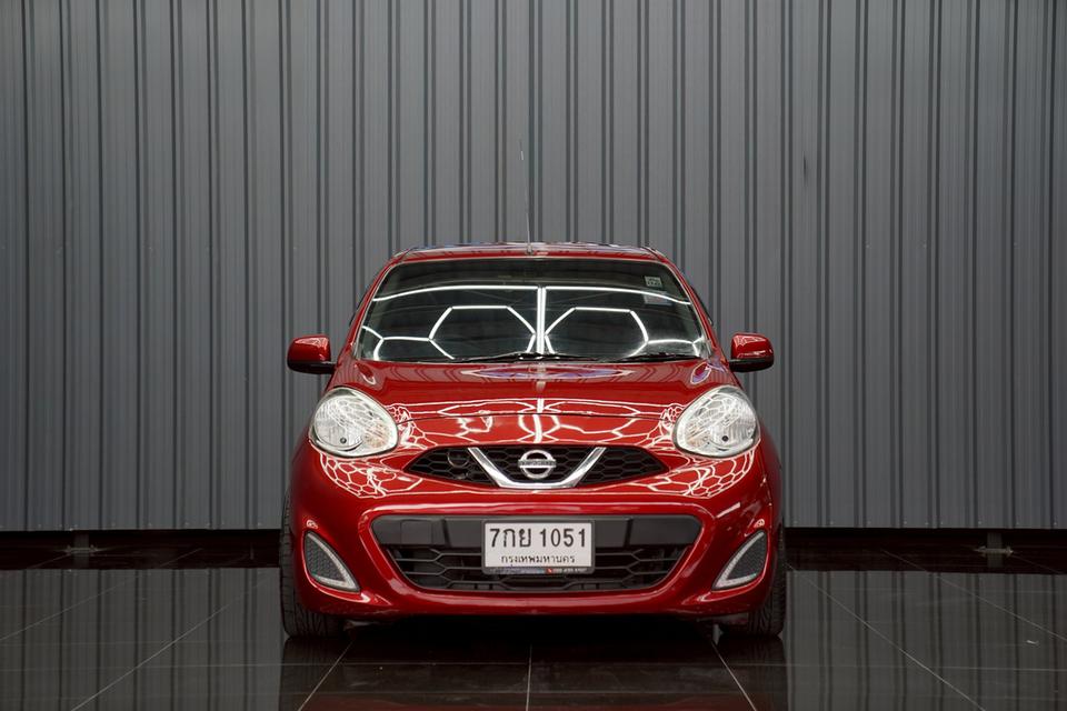 NISSAN MARCH 1.2 E CVT AT ปี 2018 สี แดง ไมล์น้อย พร้อมขับ โทร. 0922639576 เอ๋