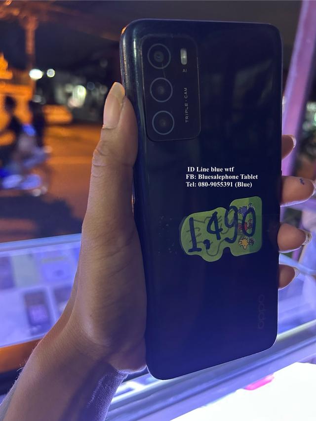 OPPO A16 จอ6.52นิ้ว 4G 2ซิม Android11โหลดแอพได้ ใช้งานปกติ สภาพสวย ได้ทุกซิม