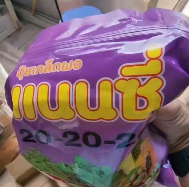 ปุ๋ยเกล็ดสูตรสีม่วง 20 - 20 - 20 2