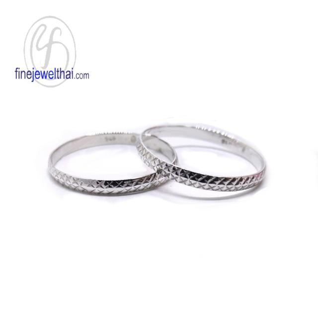 Finejewelthai แหวนคู่รักสำหรับคนรุ่นใหม่ ดีไซน์มินิมอล มีเอกลักษณ์ RC123900 2