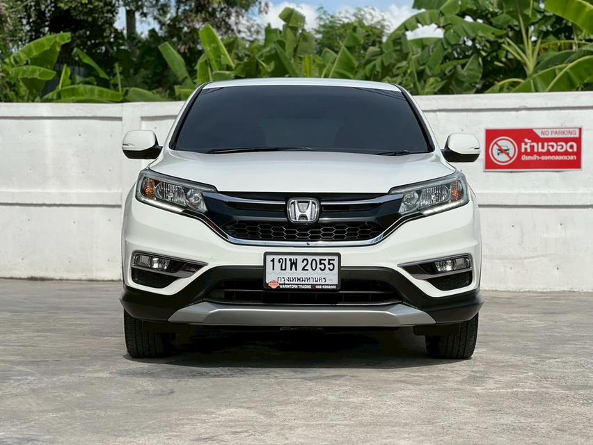 ปี 2015 HONDA CRV, 2.0 E (i-VTEC)โฉม ปี12-17 สีขาว เกียร์ออโต้ เครื่องเบนซินไมล์แท้ 137,530 km. คู่มือบุ๊คเซอร์วิสครบ