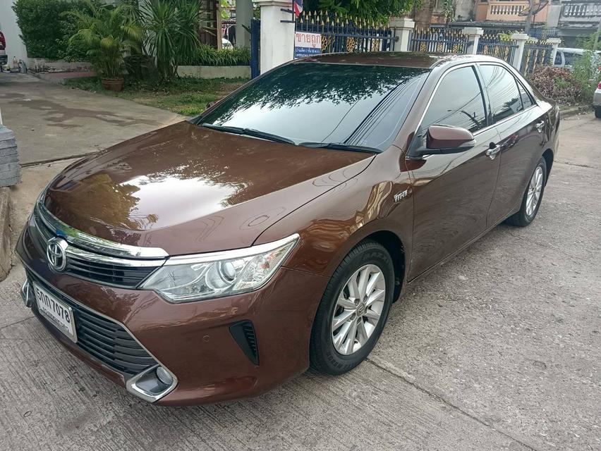 Toyota #Camry 2.0G D4S 2016 MNC เครื่อง D4S เกียร์ ออโต้ มือเดียวป้ายแดง เข้าศูนย์ทุกระยะ สีน้ำตาลรถจริงสวยกว่าในรูป✌(ไมล์166,432โล) 💸เสนอราคาเพีย รูปที่ 5
