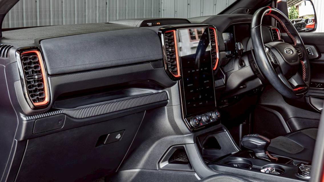 FORD RANGER 3.0 RAPTOR ECO BOOST 4WD ปี 2023 สีส้ม  โฉม DOUBLE CAB รูปที่ 9