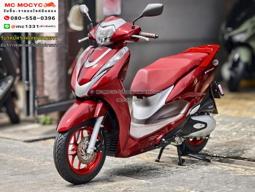 Lead 4v สีแดง 2023 วิ่ง1000โล รถบ้านแท้มือเดียวเครื่องท่อเดิมๆ สีสวยใหม่มาก No1167